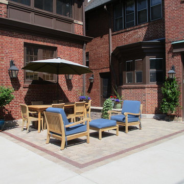 Milwaukee Front Entrance, Patio and Driveway