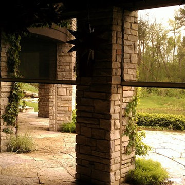 Mirage Motorized Screens On Beautiful Expansive Outdoor Patio