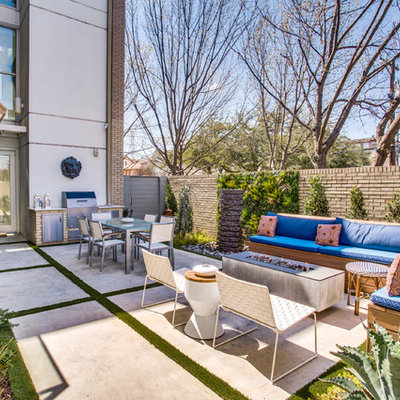 Patio - modern patio idea in Dallas