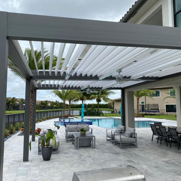 MODERN ALUMINUM PERGOLA