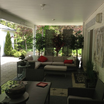 Modern Asian Inspired Backyard