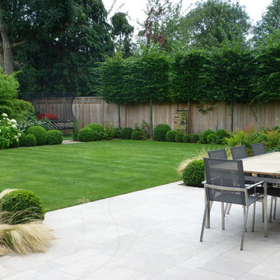 Patio - contemporary patio idea in London with no cover