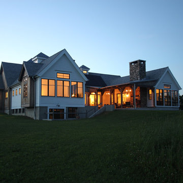 Modern Farm House- Modern, Custom Barn