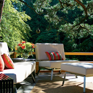 Modern Outdoor Club Chair