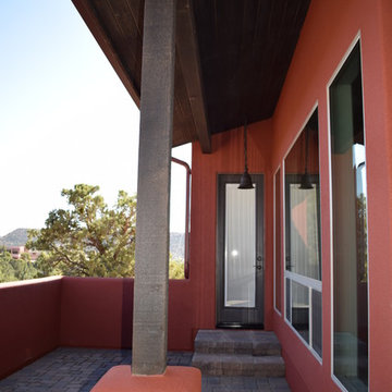 Modern Santa Fe with Farmhouse Interior