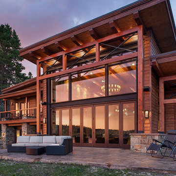 Modern Timber Frame Lake Home - Georgetown Lake Residence