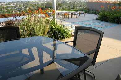 Patio - contemporary patio idea in San Diego