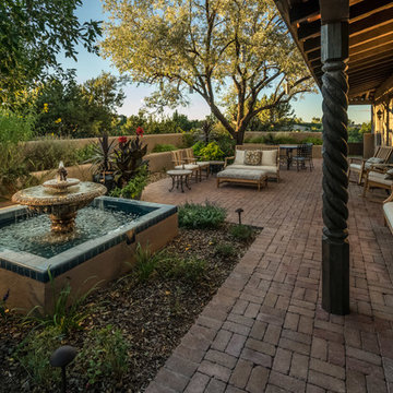 Moorish-Inspired Hacienda Courtyard