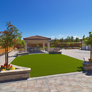 Morgan Hill Paver Patio and Fire Pit
