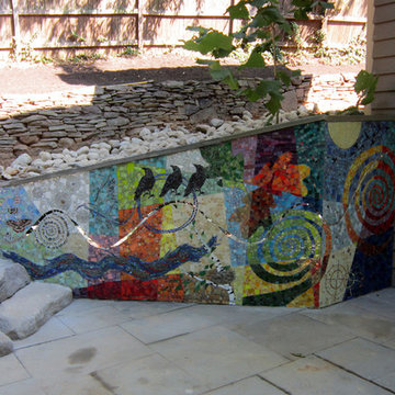 Mosaic Retaining Wall