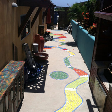 Mosaic Tile Walkway