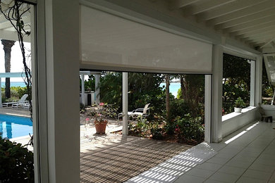 Inspiration for a coastal patio remodel in Miami