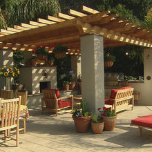 new outdoor kitchen