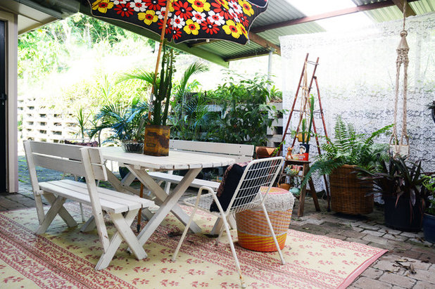Eclectic Patio by Tamara Armstrong