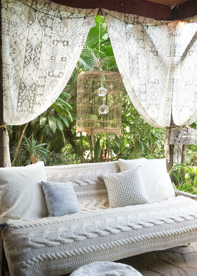 Shabby-Chic-Style Patio by Ashley Camper Photography