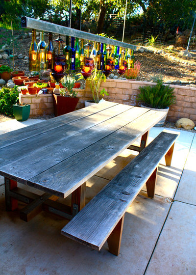 Eclectic Patio by Shannon Malone