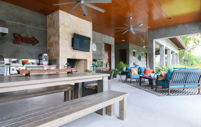 My Houzz: Industrial Touches in a Texas Family Ranch