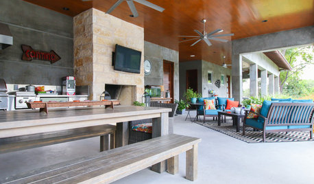 My Houzz: Industrial Touches in a Texas Family Ranch