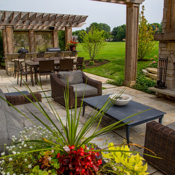 Naperville Patio, Fireplace and Pergolas