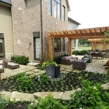 Naperville Water Feature and Patios