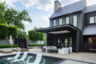 Inspiration for a modern patio remodel in Nashville
