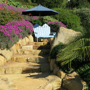 Natural Stone stairs and patio