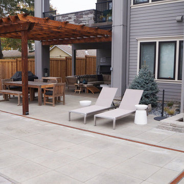 New landscape installation after