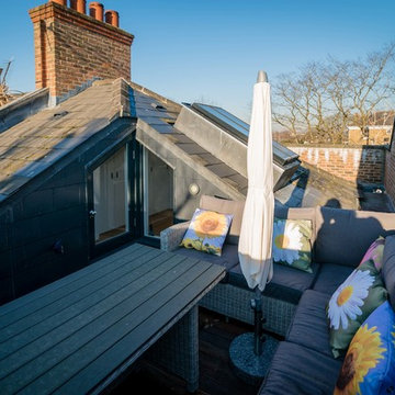 New Loft, Roof Terrace and Refurbishment: Roof terrace