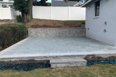 New Paver Patio & Retaining Wall