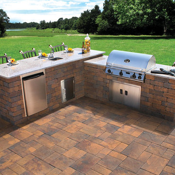 Nicolock Outdoor Kitchen and Grill