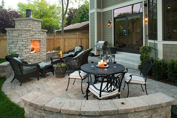 American Traditional Patio by Oakley Home Builders
