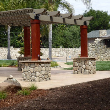 Ojai Pool Deck, Water Feature & Gazebo - Backyard - Gazebo 7