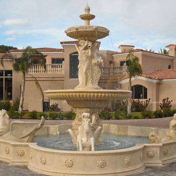 Ornate Estate Fountain