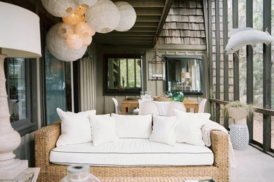 Example of a cottage chic patio design in Philadelphia