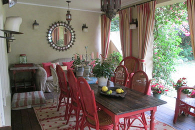 Eclectic dining room photo in Los Angeles