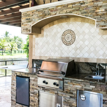 Outdoor Bars, Kitchens, Fire place and Draperies