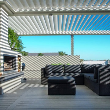 Outdoor Covered Entertainment Space