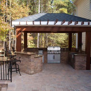 Outdoor Covered Kitchen