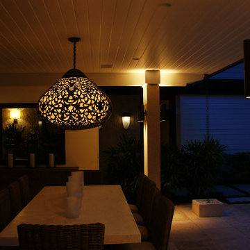 Outdoor Dining - Sconces & Chandelier