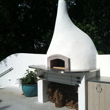 Outdoor Dome Roof Wood Fired Pizza Ovens