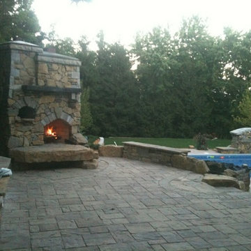 Outdoor fireplace 2