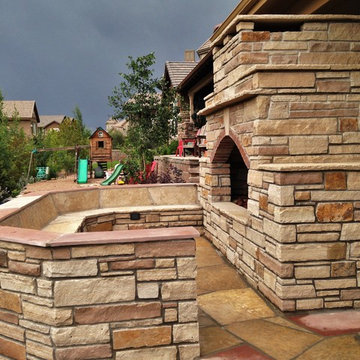Outdoor Fireplace - Seating Area