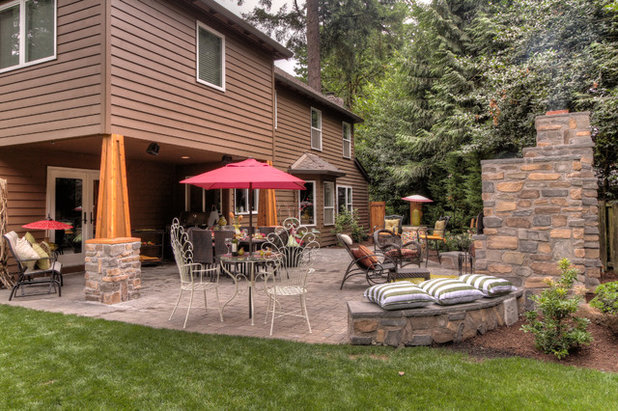 Traditional Patio by Paradise Restored Landscaping & Exterior Design