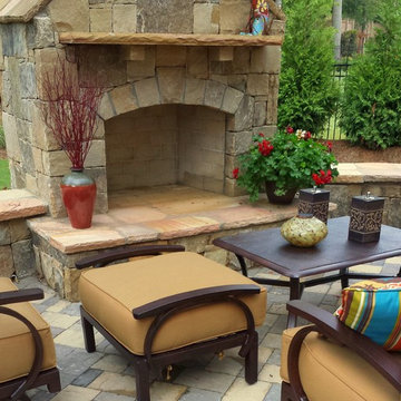 Outdoor Fireplaces and Fire Pits - Elements Landscape