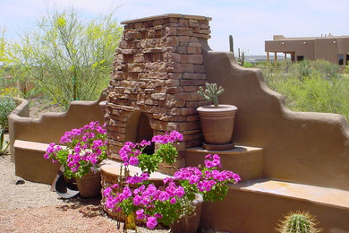 Example of a southwest patio design in Phoenix