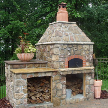Outdoor Hip Roof Wood Fired Pizza Ovens