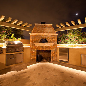 Outdoor Hip Roof Wood Fired Pizza Ovens