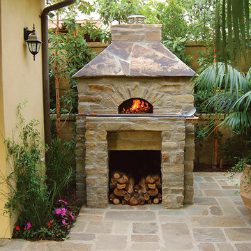 Outdoor Hip Roof Wood Fired Pizza Ovens
