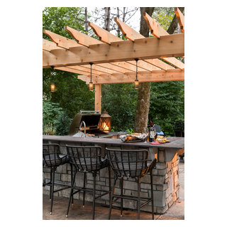 Outdoor Kitchen and fire pit - Traditional - Patio - Minneapolis - by ...