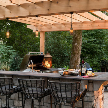 Outdoor Kitchen and fire pit